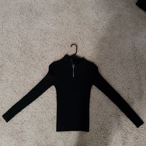 Black long sleeve with 1/4 zip